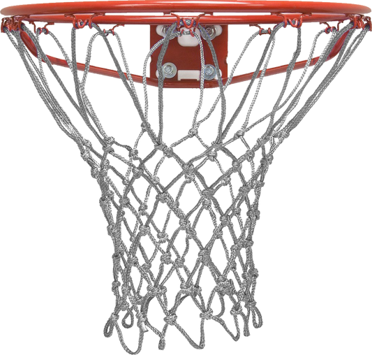 Krazy Netz Heavy Duty Silver Gray Basketball Rim Net