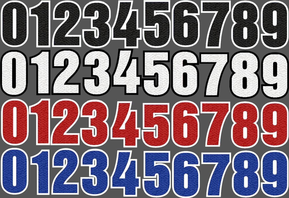 Numbered basketball net