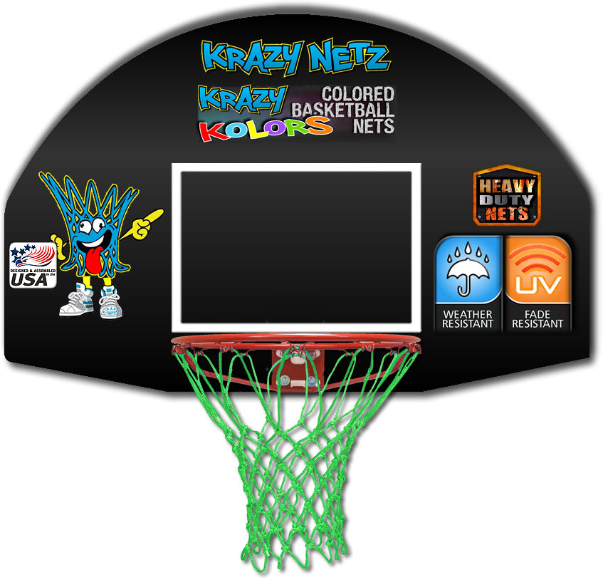 Krazy Netz Lime Green Basketball Rim Net