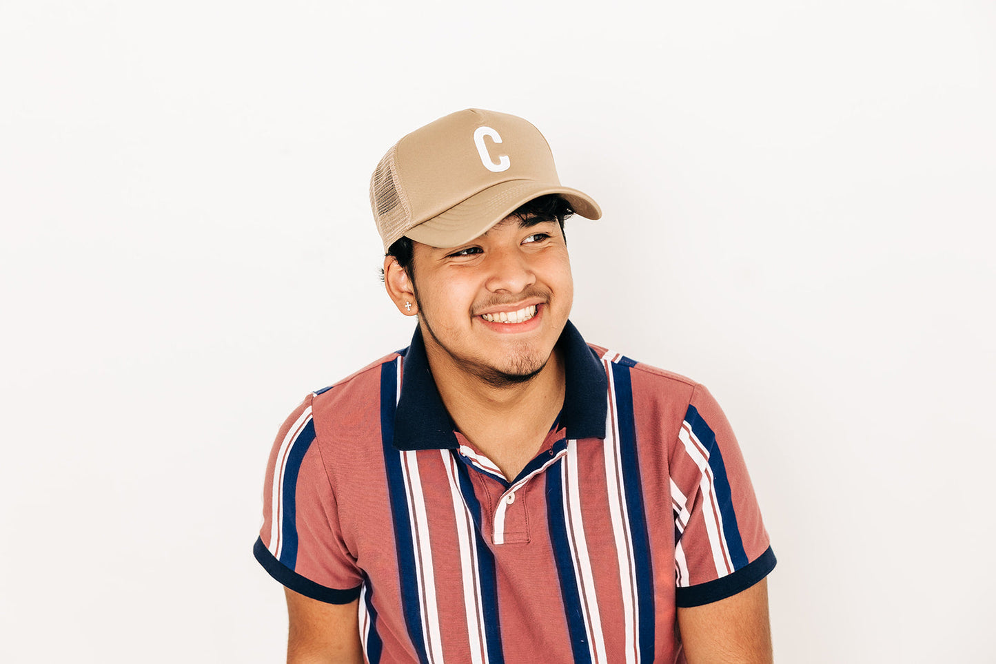 Khaki Foam Trucker Hat