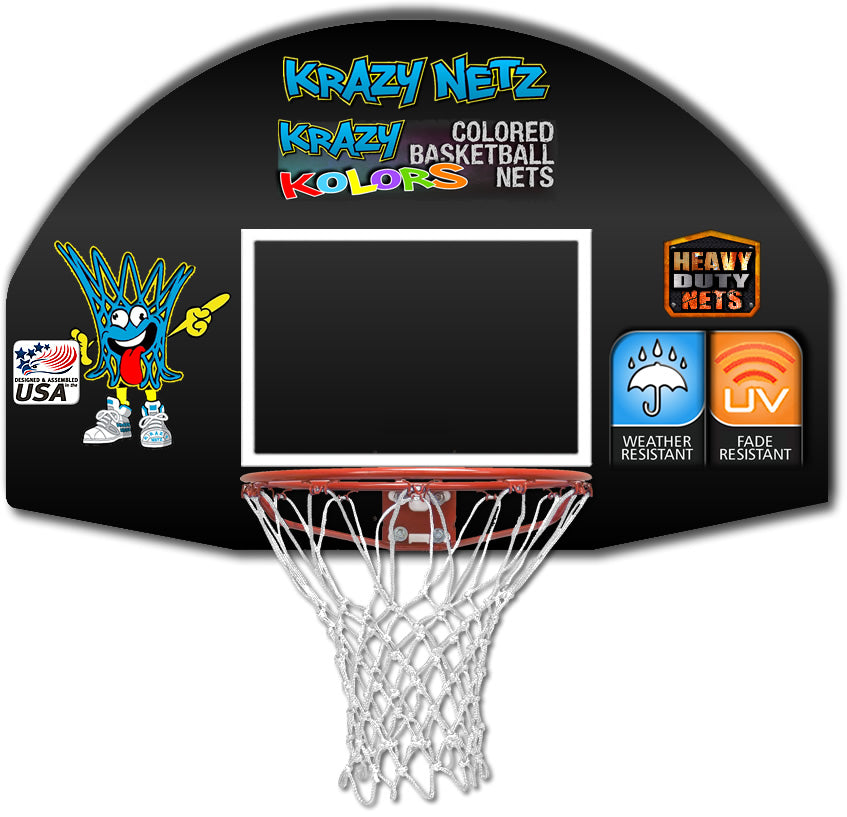 Krazy Netz White Basketball Rim Replacement Net