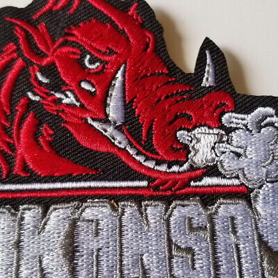 University of Arkansas Razorbacks Embroidered Patch Sew-on, Iron-on, Peel/Stick