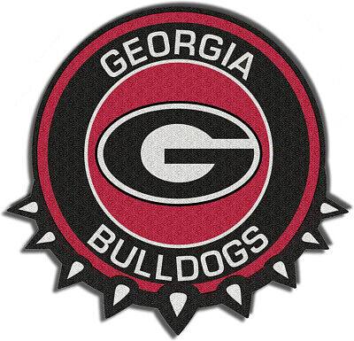 University of Georgia Bulldogs Embroidered Patch Sew-on, Iron-on