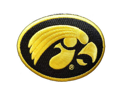 University of Iowa Hawkeyes Embroidered Patch Sew-on, Iron-on