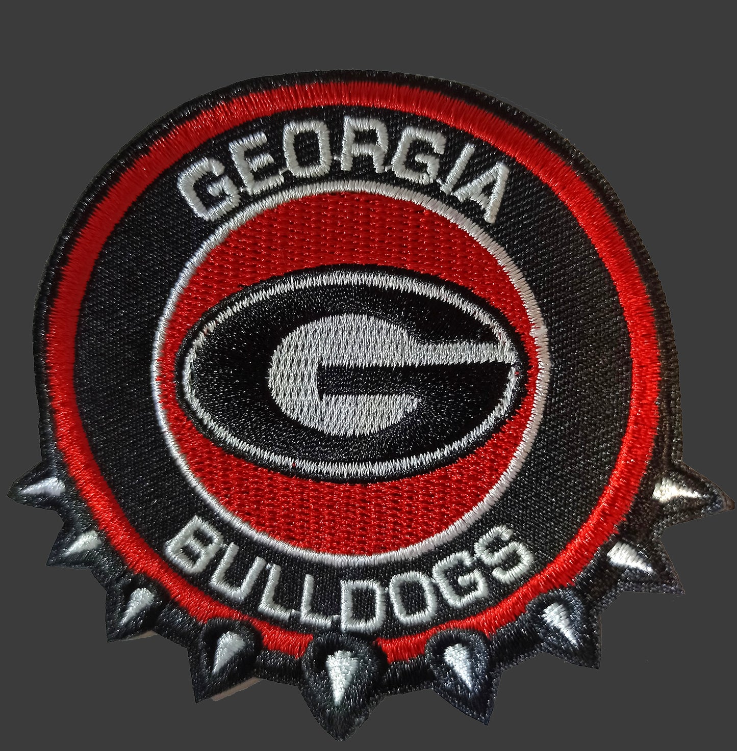 University of Georgia Bulldogs Embroidered Patch Sew-on, Iron-on