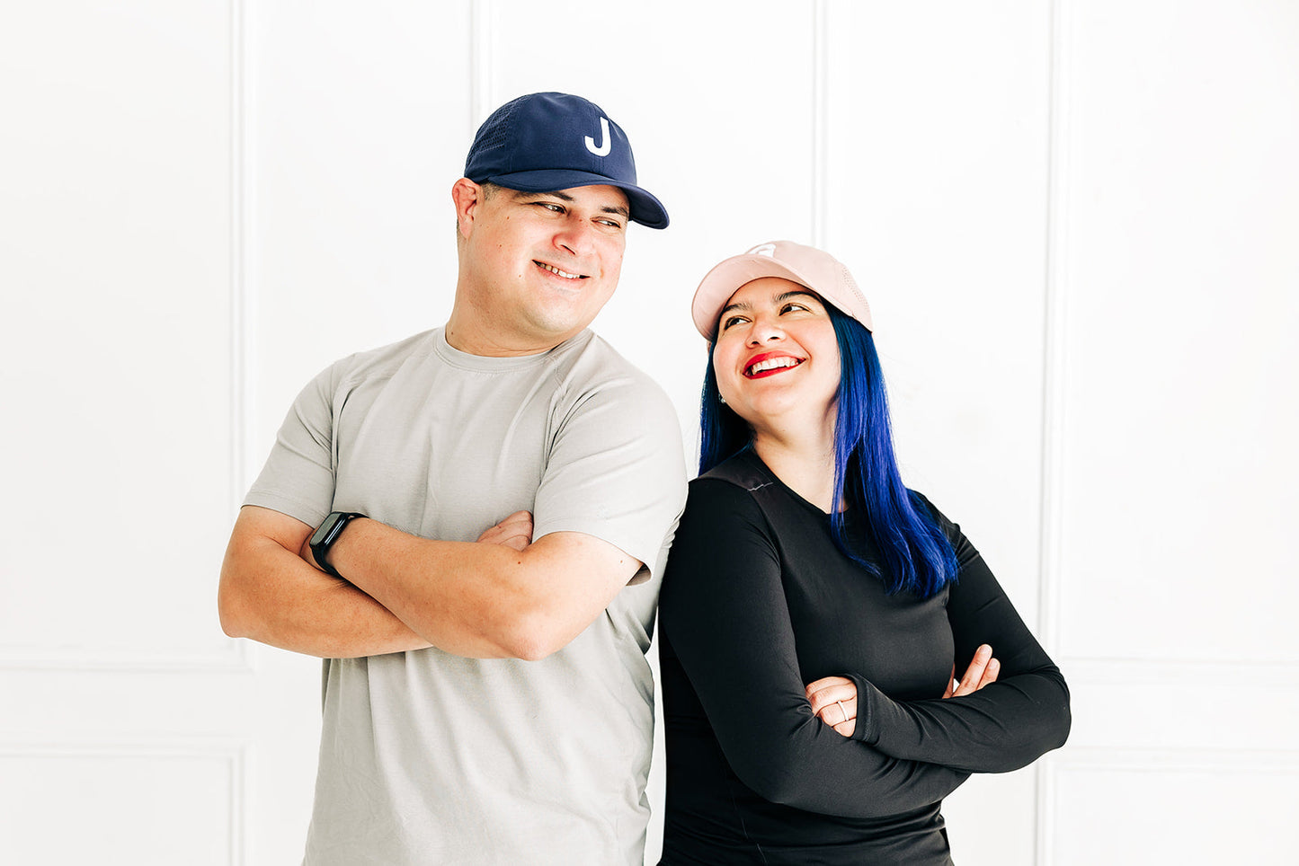 Navy Letter Athletic Hat