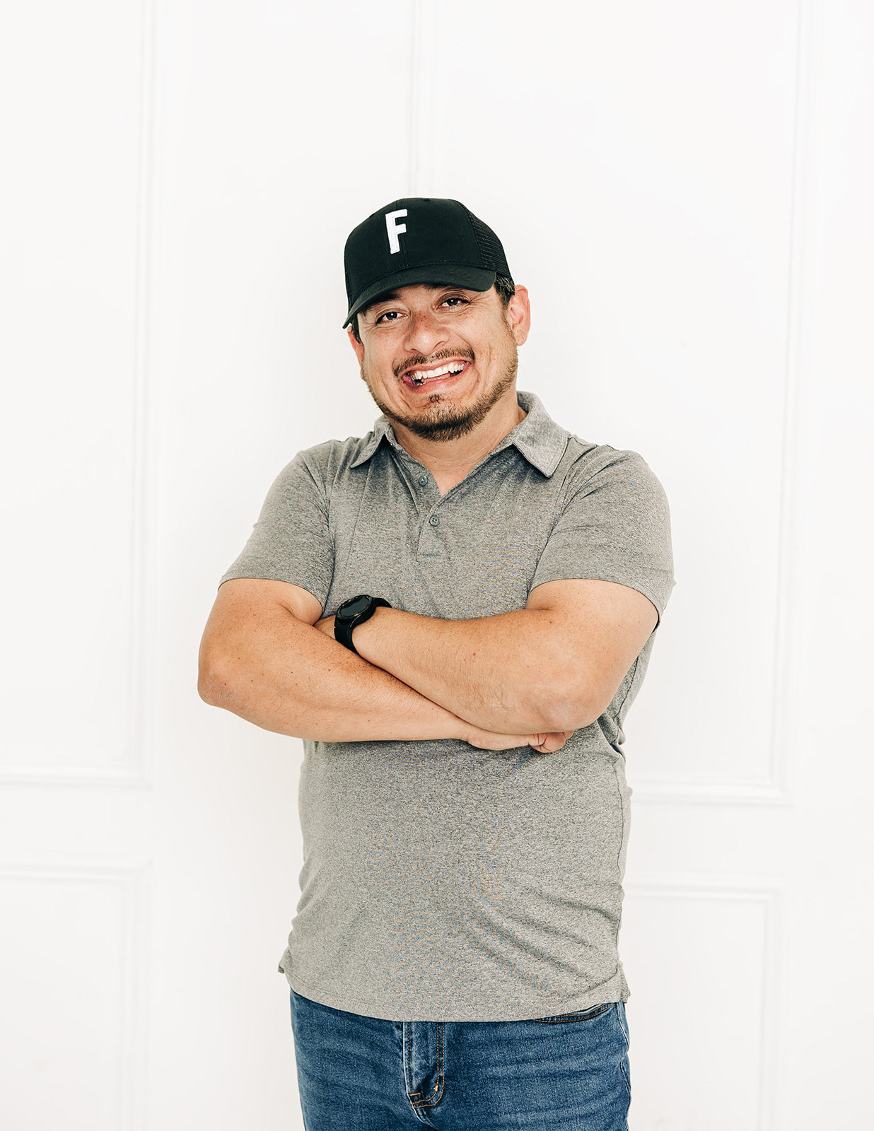 Black Letter Snapback Hat