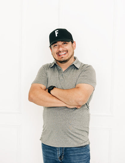 Black Letter Snapback Hat