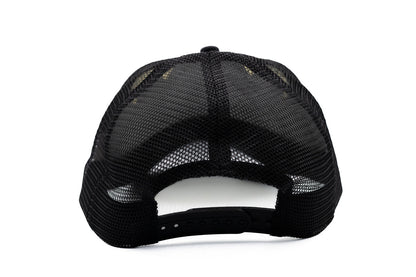 Black & White Letter Trucker Hat