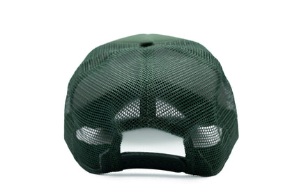 Dark Green Letter Trucker Hat