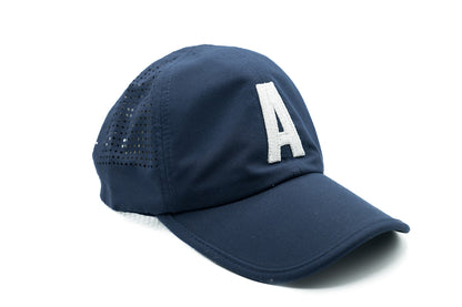Navy Letter Athletic Hat