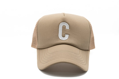 Khaki Foam Trucker Hat
