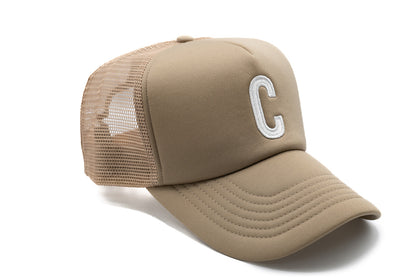 Khaki Foam Trucker Hat