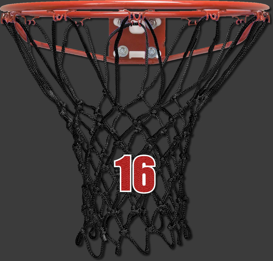 player numbers custom basketball net