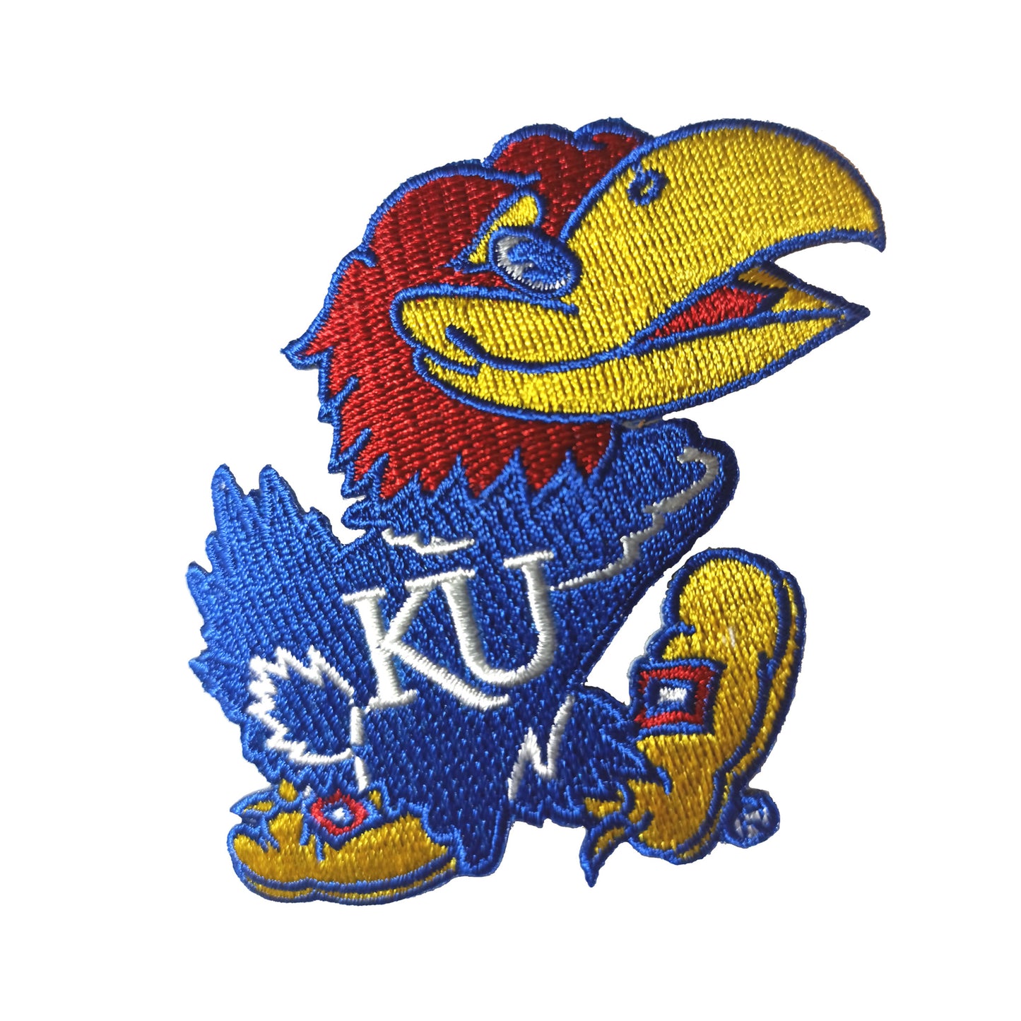 University of Kansas Jayhawk Embroidered Patch