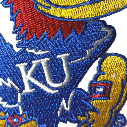 University of Kansas Jayhawk Embroidered Patch