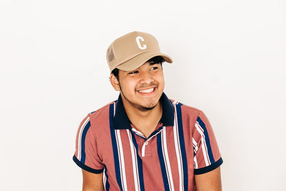 Khaki Foam Trucker Hat