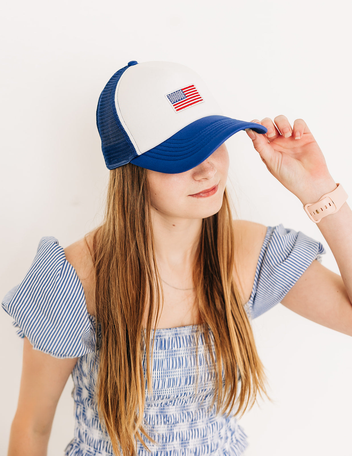 Flag Patch Trucker Hat
