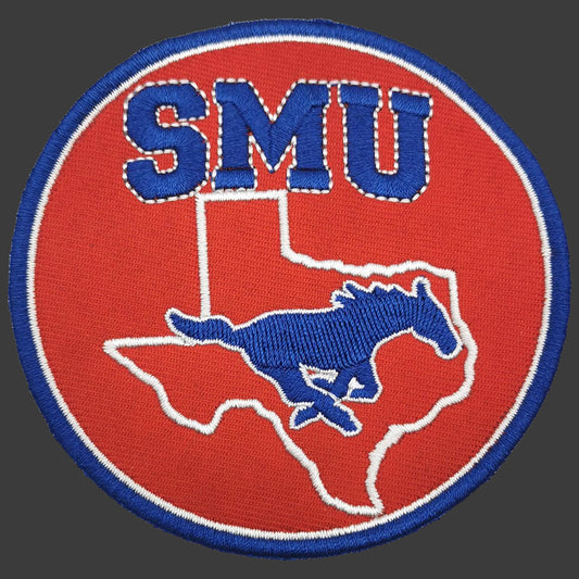 SMU Southern Methodist University Mustangs Embroidered Patch