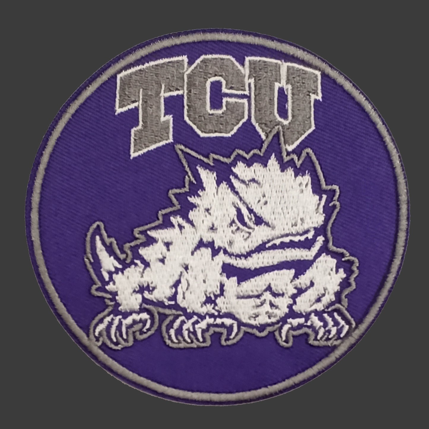 Texas Christian University TCU Horned Toad Embroidered Patch